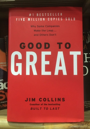 Good to great by Jim Collins