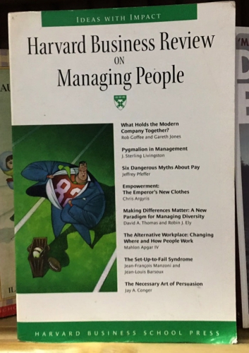Harvard Business Review on Managing People by Harvard Business School Press