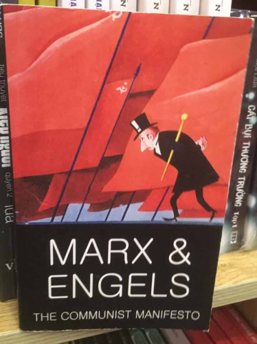 The communist manisfesto by Karl Marx and Friedrich Engels